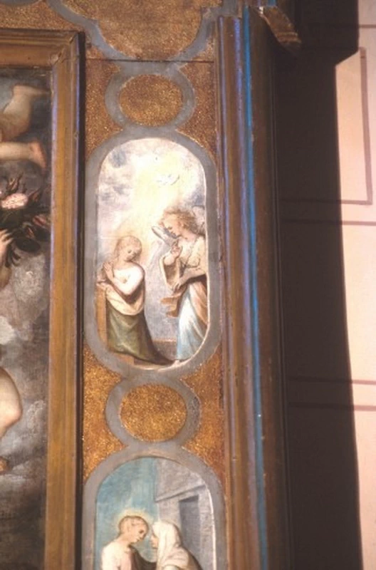  5-Orsola Caccia-Cornice con Misteri del Rosario  